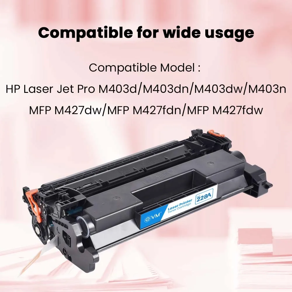 EVM Compatible Laser Cartridge For HP 228A With Chip view 3